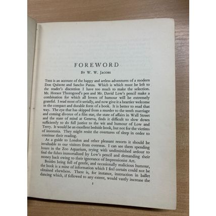 RARE* 1934 "LOW & TERRY" DAVID LOW & HORACE THOROGOOD ILLUSTRATED HB BOOK (P4)