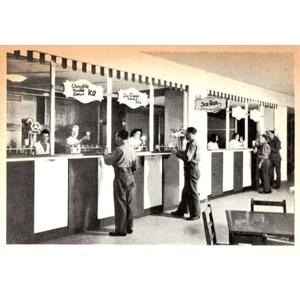 WVS Information Bureau War Alexander Military WW2 Club Rome Italian Postcard