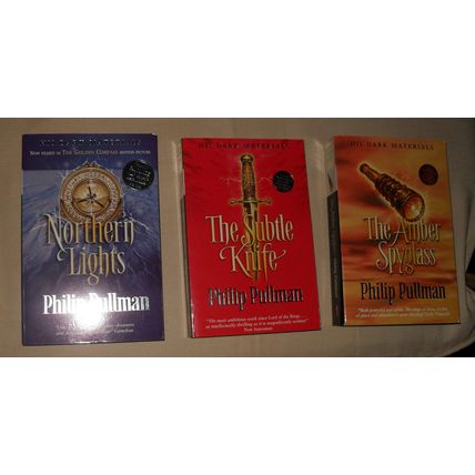 Northern Lights, Amber Spyglass, Subtle Knife, 3 PBs tpb by Philip Pullman VG+ B