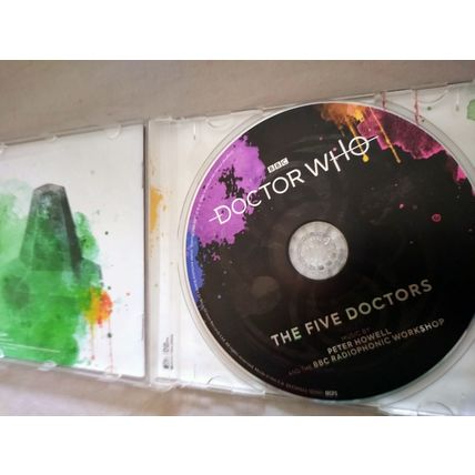 Doctor Dr Who THE FIVE DOCTORS audio CD music soundtrack Peter Davison Tom Baker