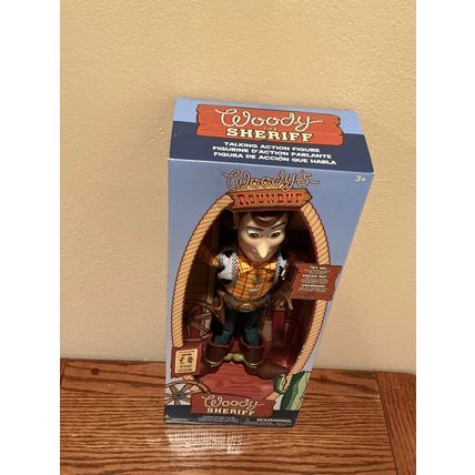 Disney Store Official Sheriff Woody Interactive Toy Story Pull String Doll
