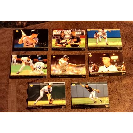 1996 Upper Deck Box Set 22 Cards Cal Ripken Jr Gold Foil Stamping Each Card