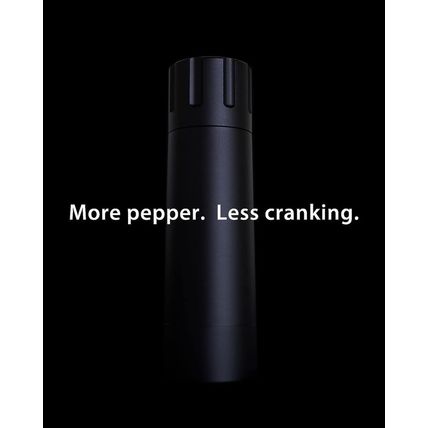 MANNKITCHEN Pepper Cannon - Professional Grade Heavy Duty High Output Pepper Mil