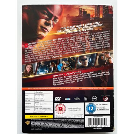 THE FLASH - THE COMPLETE FIRST SERIES (UK DVD, 2015)