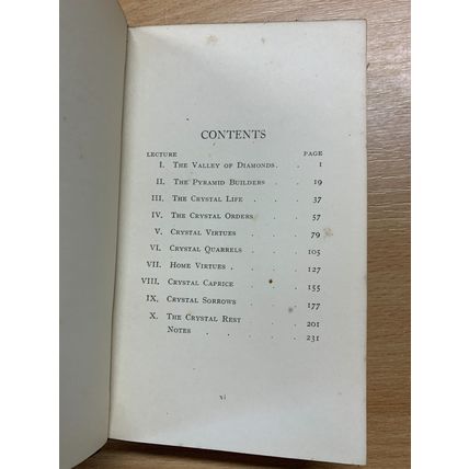 1920 JOHN RUSKIN "THE ETHICS OF THE DUST" SMALL ANTIQUE HARDBACK BOOK (P3)