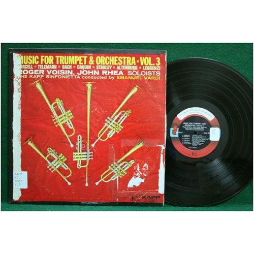 Voisin/Rhea/Vardi - Music for Trumpet & Orchestra - Volume 3 - KCL 9050 - EX
