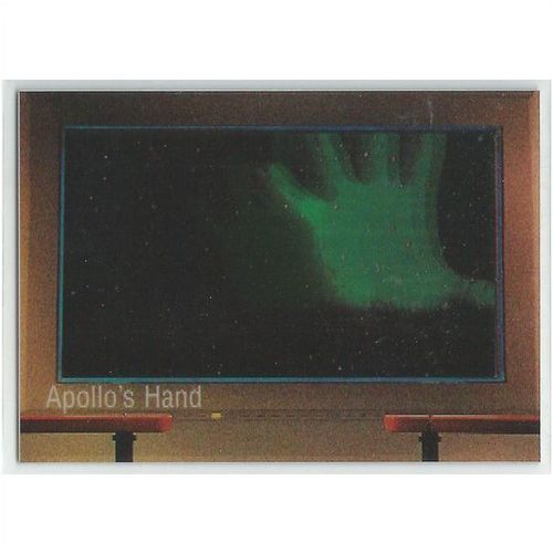STAR TREK ' 30 YEARS PHASE THREE ' 3-D MOTION card # M1 APOOLO'S HAND (1996 )