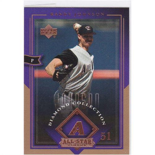 2004 U.D. Baseball Diamond Collection All-Star Lineup Randy Johnson