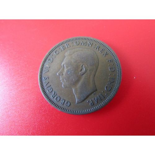 1940 GEORGE VI HALFPENNY. AH