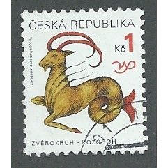 CZR 1998 1kc 'SIGNS OF THE ZODIAC' FINE USED (EBID42-893)