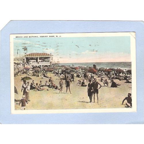 New Jersey Asbury Park Beach And Bathing~1720