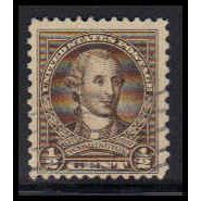 Used 704 1/2c George Washington Just Clears K0428