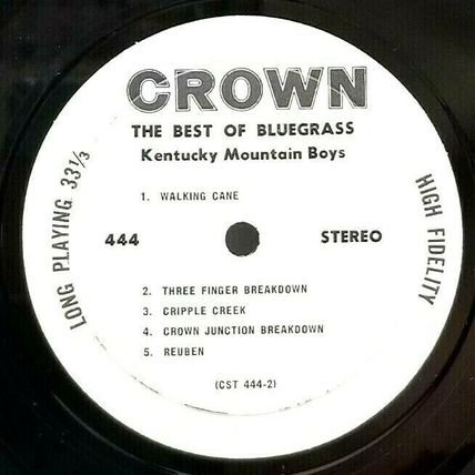 Best of Blue Grass Favorites Kentucky Mountain Boys LP Vinyl Record (P6)