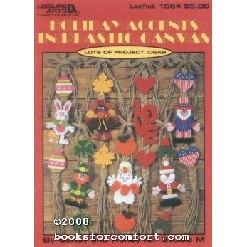 Holiday Accents in Plastic Canvas Leaflet 1564