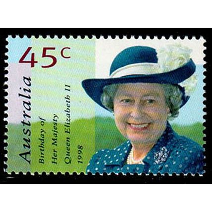 Australia 1998 Birthday of Queen Elizabeth II 45c MNH Stamp QE II
