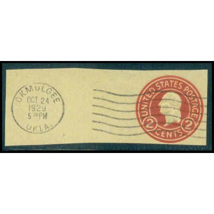 Used U429b 2c George Washington Fine Cut Square WA3109