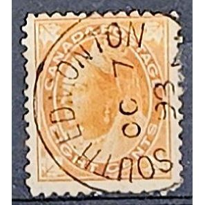 Canada 1897 SG148 8c Orange Fine Used ..