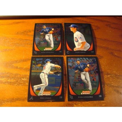 2011 Bowman Chrome, 9-Cards, Stars, KEMP/TEJADA/ABREU ++