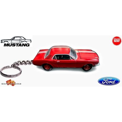 RARE KEYCHAIN 1964½ 65 RED FORD T5 MUSTANG CUSTOM Ltd Ed.