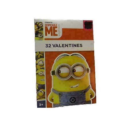 Despicable Me Minion Made 32 Valentine Cards 8 Unique Designs