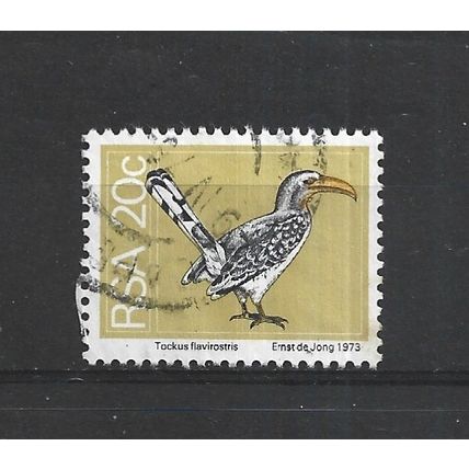 SouthAfrica.SG359 20c Yellow-billed Hornbill.Fine Used.Sep25m