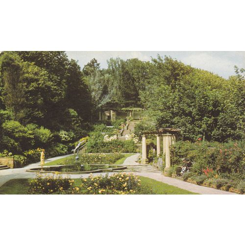The Italian Gardens Scarborough Yorkshire Postcard (YKS1628)