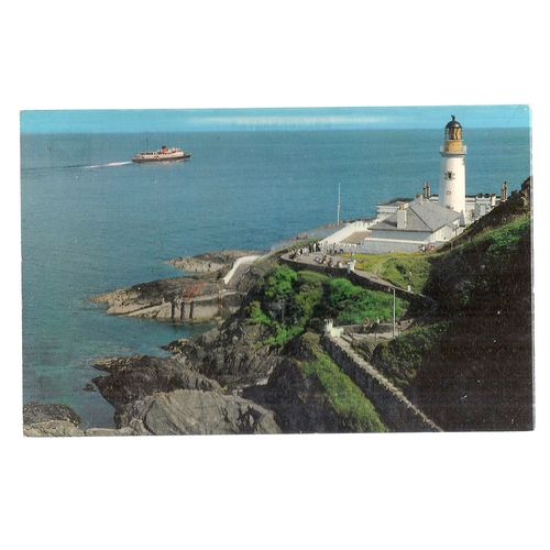 DOUGLAS HEAD, Isle of Man unused vintage postcard lighthouse =