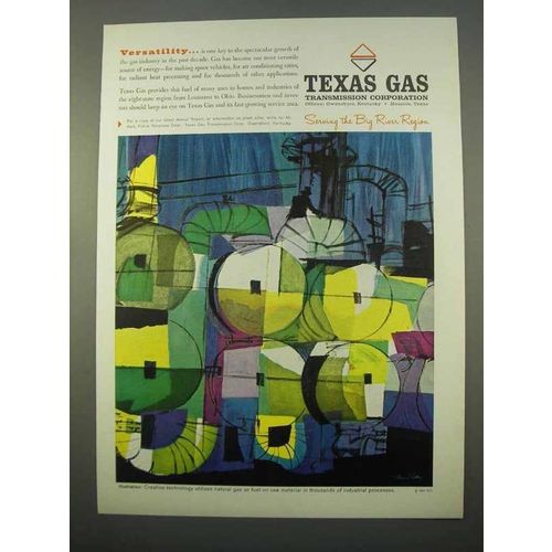 1963 Texas Gas Transmission Corporation Ad, Versatility