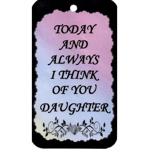 2120 Inspirational Sign Today And Always You Daughter Magnet Family Gift