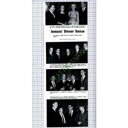 9615) Ionians Hull Dance Booth Woodall Rafferty Plater Tarran - 1967 Cutting