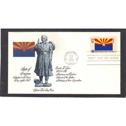 FDC Fleetwood 1680 13c Arizona (Cachet-U/A) CV39196