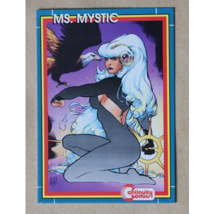 Continuity Comics promo trading Card # 1 Ms. Mystic (B) 1993