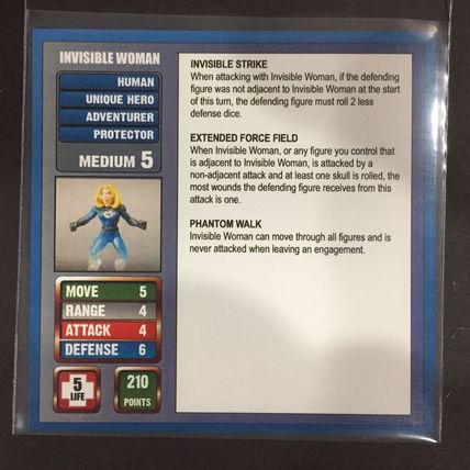 Heroscape: Custom Fantastic Four figures & cards