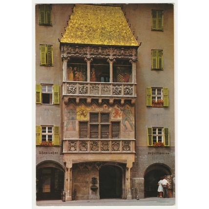 Postcard The Golden Roof (Goldenes Dachl), Innsbruck, Tirol, Austria. Unposted