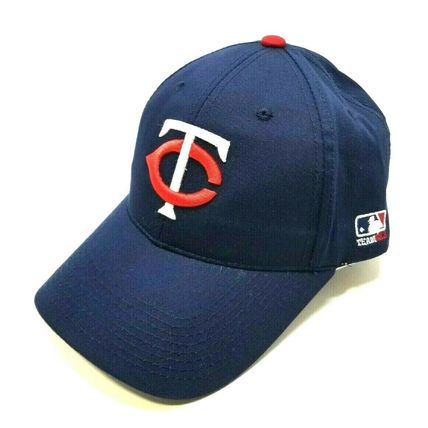 Minnesota Twins Baseball Hat Cap OC Sports Blue MLB TC Logo OSFM Adjustable