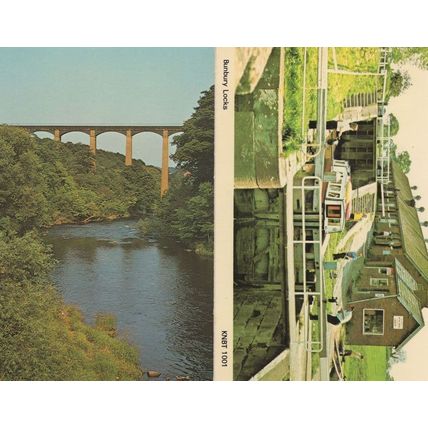 Bunbury Locks Cheshire Shropshire Union Canal 2x Postcard