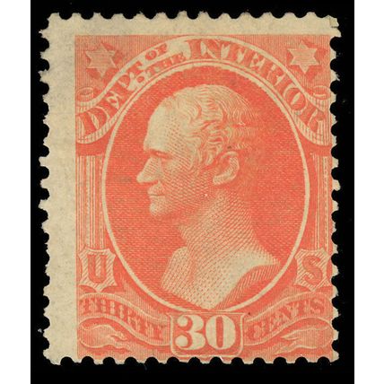 O23 Mint OG H 30¢ Official Stamp - Sound Cat $290.00 - Stuart Katz