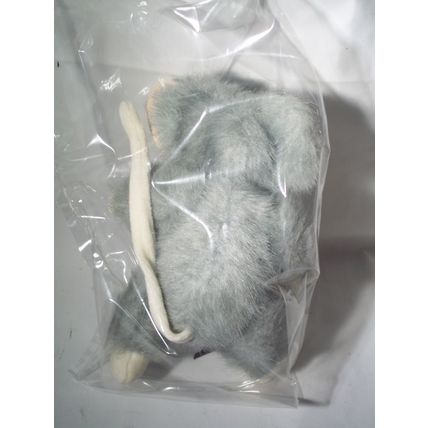 TY COLLECTIBLES BEANIE BABY Attic Treasure Squeaky Gray Mouse 6017 Plush Easter