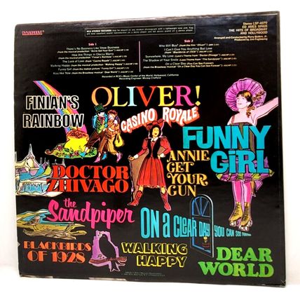 Ed Ames Sings The Hits of Broadway and Hollywood 1968 LP Vinyl Record Album