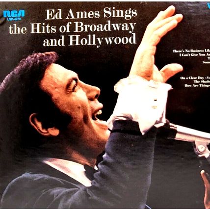 Ed Ames Sings The Hits of Broadway and Hollywood 1968 LP Vinyl Record Album