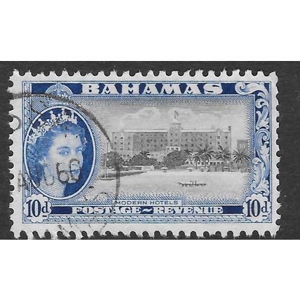 BAHAMAS 1954 QE2 MODERN HOTELS TOURISM 10d USED