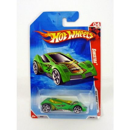 Hot Wheels Sinistra #208/240 Race World Cave 04/04 Green Die-Cast Car 2010