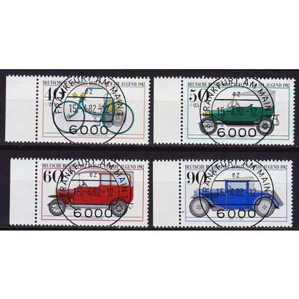 GERMANY BERLIN [1982] MiNr 0660-63 ( O/used ) [03] Autos Ersttag
