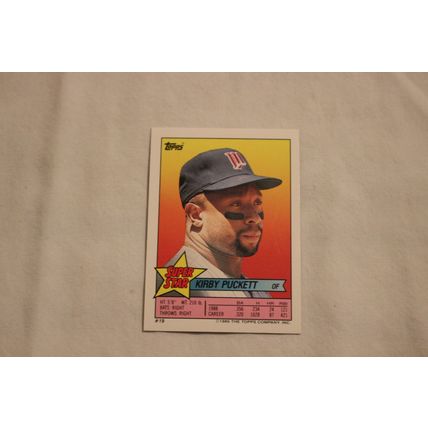 Vince Coleman 1989 Topps FOIL Sticker NO. 154 Stickerback Kirby Puckett