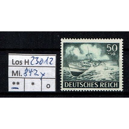 Los H23012: Deutsches Reich Mi. 842 y **