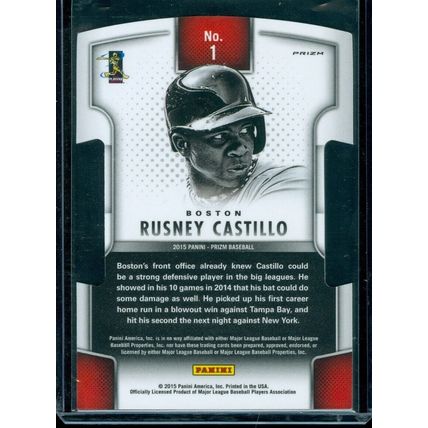 2015 Panini Prizm Fresh Faces Prizms #1 Rusney Castillo