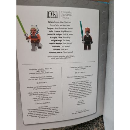 3 Lego Disney Star Wars Hardcover Books Jedi Heros Fall of Jedi Dooku's Army