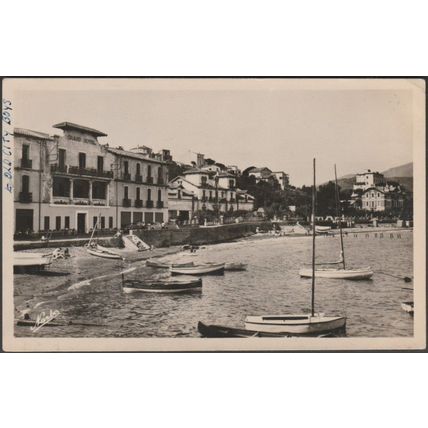 La Plage du Grand Hôtel, Banyuls-sur-Mer, 1949 - Narbo Photo CPSM