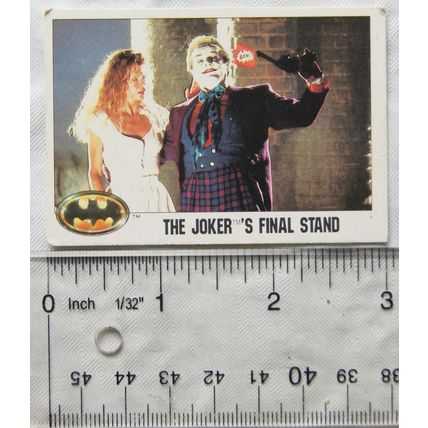 1989 Topps Batman card No.123 - The Joker's Final Stand