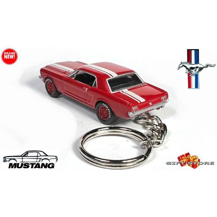 RARE KEYCHAIN 1964½ 65 RED FORD T5 MUSTANG CUSTOM Ltd Ed.